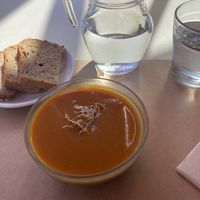 Soup at Baratza Kafea in Pamplona