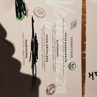Menu with vegan options at Bosiljak Pizza Napoletana in Grad Beograd