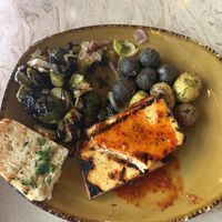 Chili glazed tofu platee  at Urban Plates in San Diego