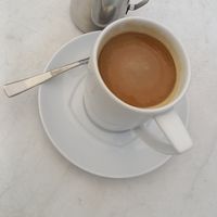 Cafe crème with oat milk at Café Monbachtal | Bad Liebenzell in Baden-württemberg
