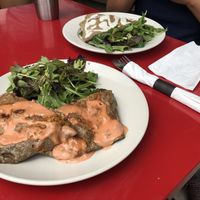 Spicy reuben (front) and “B”LT (back) crepes  at Starving Artist Creperie and Cafe in Lee