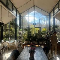 Inside the cafe at Sorensen's Glasshouse and Gardens in Leura