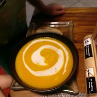 Kürbissuppe at Divine Earth in Seminyak
