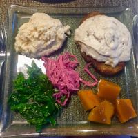 Seitan steak - so goood!!  at Divine Earth in Seminyak