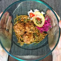 Zucchini noodles at Divine Earth in Seminyak