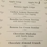 Deserts  at Divine Earth in Seminyak