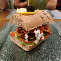Smoked Coconut Sandwich at Divine Earth in Seminyak