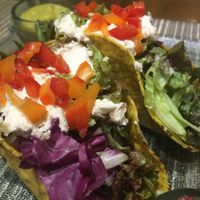 tacos at Divine Earth in Seminyak