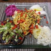 One of the meal at Divine Earth in Seminyak