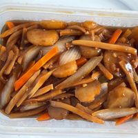 Bamboo shoots and water chestnuts at Bamboo Chinese & Thai Restaurant in Cumbria