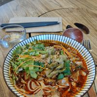 Soupe de nouilles au tofu Mapo at MULAN Nouilles BAR - 木蘭 in Paris