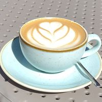 Flat white with oat milk at White Bear Coffee Legnica in Województwo Dolnośląskie