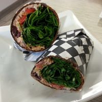 Mediterranean Wrap at Yummy Green in Victoria