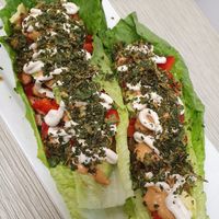 Wraps at Yummy Green in Victoria