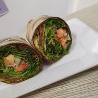 Burrito at Yummy Green in Victoria