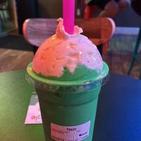 Pistachio shake   at Jones Shakes in Pensacola