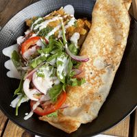 Dosa  at Anastasia in Tel Aviv