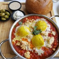 Shakshuka at Anastasia in Tel Aviv