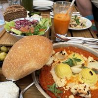 Vegan breakfast on Tel Aviv pride parade day  at Anastasia in Tel Aviv