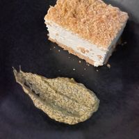 Crumble cheesecake  at Anastasia in Tel Aviv