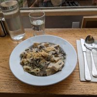Bechamel Cream Calamarata Pasta at Anastasia in Tel Aviv