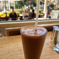 Vegan Nutella shake at Anastasia in Tel Aviv
