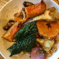 roasted vegetables  at Anastasia in Tel Aviv