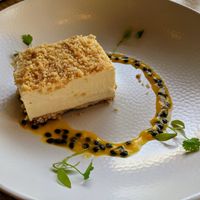 Crumble cheese cake at Anastasia in Tel Aviv