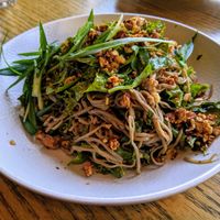 Soba noodle salad at Anastasia in Tel Aviv