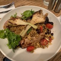 Pumpkin paella, so yummy! at Anastasia in Tel Aviv