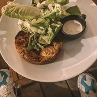 Vegan veggie quiche  at Anastasia in Tel Aviv