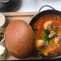 Shakshuka. Yummy.  at Anastasia in Tel Aviv