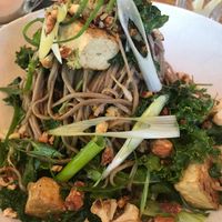 Soba noodles salad and tofu added. Delicious!!!!!!  at Anastasia in Tel Aviv