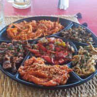 Vegan moroccan salad : full or flavors, really gold try it! at Kui-Zin in Marrakech