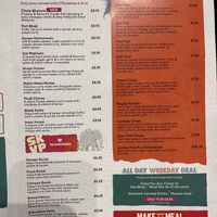 Menu   at Shree Krishna Vada Pav (SKVP) - East Castle in West London