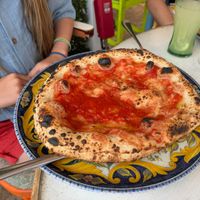 Vegan pizza at 7 Sensi pizzeria Napoletana in Canarias
