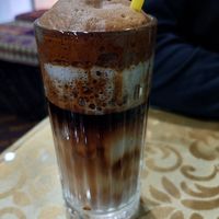 Coconut coffee at Autumn Sapa Vegan and Vegetarian Restaurant in Lao Cai