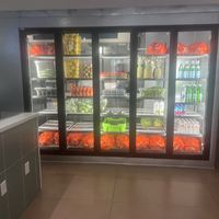 Refrigerator case in lobbyy  at Makka Living Foods in Palm Springs