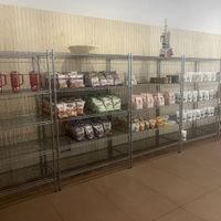 Packaged food for purchase in lobby  at Makka Living Foods in Palm Springs
