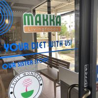 Store front  at Makka Living Foods in Palm Springs