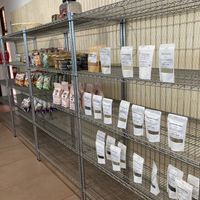 Varied ingredients   at Makka Living Foods in Palm Springs