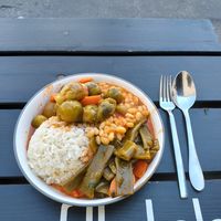 Verschieden Gerichte vom Buffet at Anne‘s in Munich