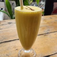 Golden milk at Roots 'n' Beans in Kandy