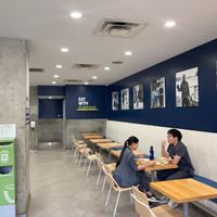 Inside seating at Just Salad - Lenox Hill in New York City
