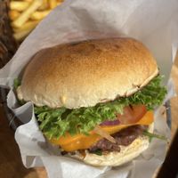 Vegan cheese burger   at Taypar Burger in Berlin