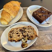 Croissant, brownie, walnut banana bread  at Das Voglhaus in Konstanz