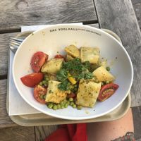 Maultaschen vegan at Das Voglhaus in Konstanz
