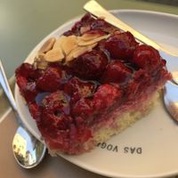 Delicious cake at Das Voglhaus in Konstanz