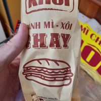 Eco packaging at Bánh Mì Chay Khôi in Ho Chi Minh City