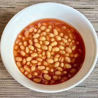 Baked beans  at Manava in Dubai